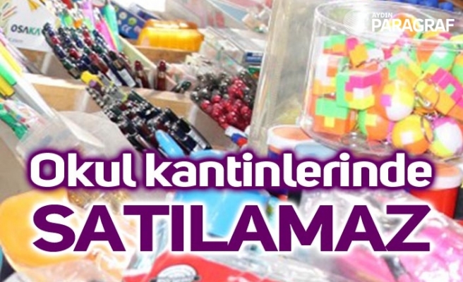 Okul kantinlerinde satılamaz