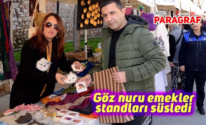 Göz nuru emekler standları süsledi