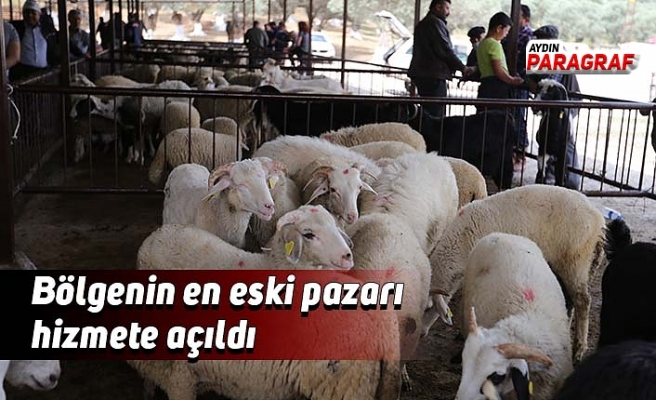 Bölgenin en eski pazarı hizmete açıldı