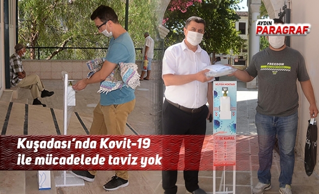 Kuşadası’nda Kovit-19 ile mücadelede taviz yok
