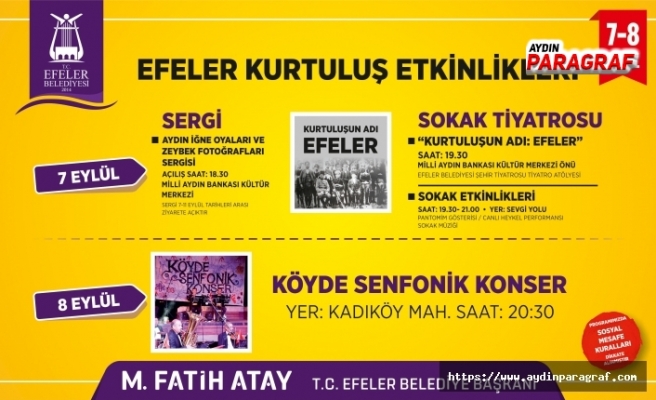 Efeler'de 7 Eylül etkinliklerle kutlanacak