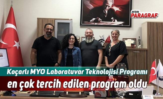 Koçarlı MYO Laboratuvar Teknolojisi Programı en çok tercih edilen program oldu