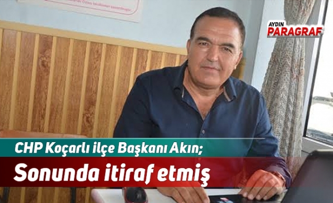 CHP'li Akın; Arıtma engellemesini sonunda itiraf etmiş