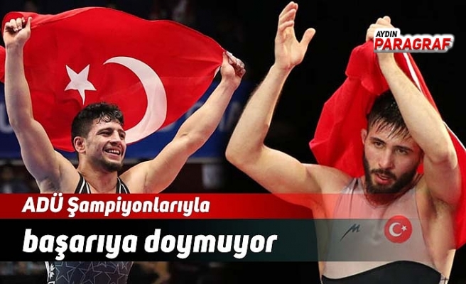 ADÜ Şampiyonlarıyla başarıya doymuyor