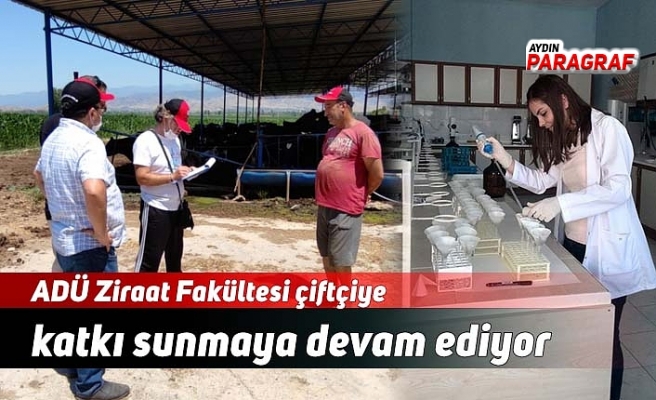 ADÜ Ziraat Fakültesi çiftçiye katkı sunmaya devam ediyor