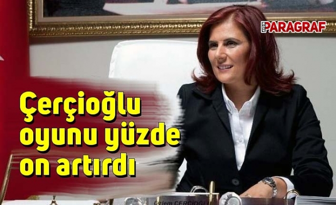 Çerçioğlu oyunu yüzde on artırdı