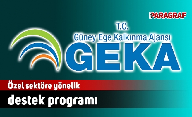 GEKA'dan, özel sektöre yönelik destek programı