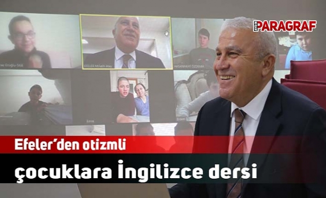 Efeler’den otizmli çocuklara İngilizce dersi