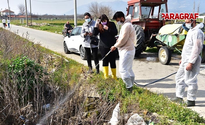 İncirliova Belediyesi’nden erken tedbir ve bilinçli ilaçlama