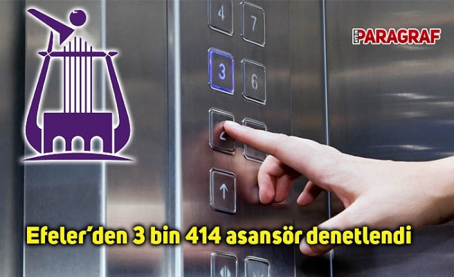 Efeler’den bir yılda 3 bin 414 asansör denetlendi