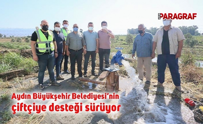 Aydın Büyükşehir Belediyesi’nin çiftçiye desteği sürüyor