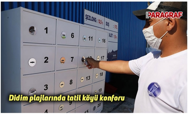 Didim plajlarında tatil köyü konforu