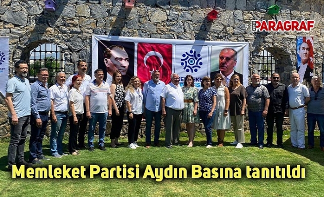 Memleket Partisi Aydın Basına tanıtıldı