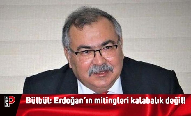Bülbül: Erdoğan’ın mitingleri kalabalık değil!