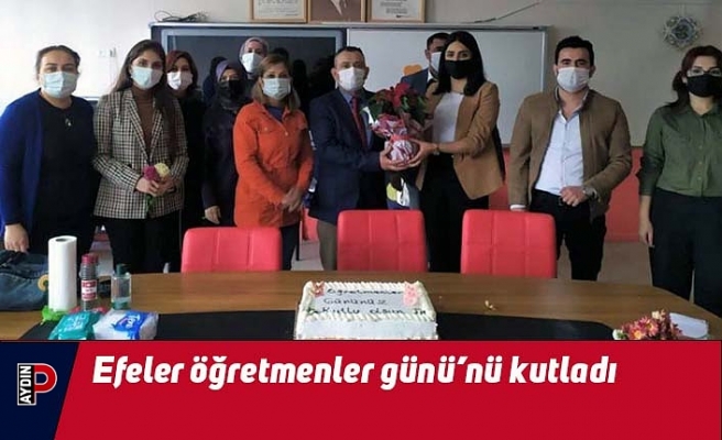 Efeler öğretmenler günü’nü kutladı