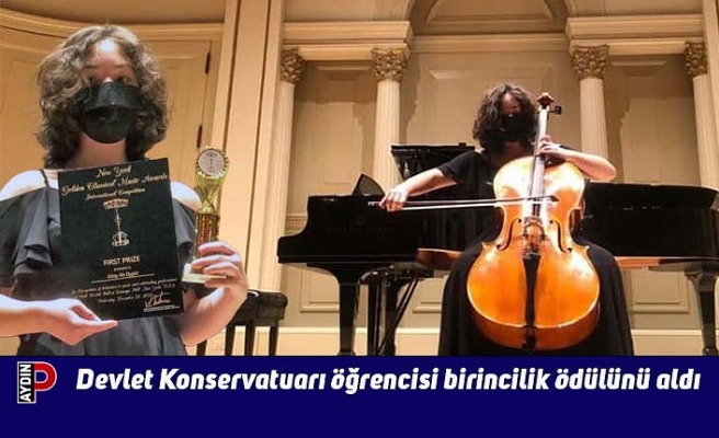 Devlet Konservatuarı öğrencisi birincilik ödülünü aldı