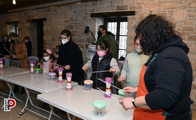 Kuşadalı minik öğrenciler yarıyıl tatilinde etkinliğe doyuyor