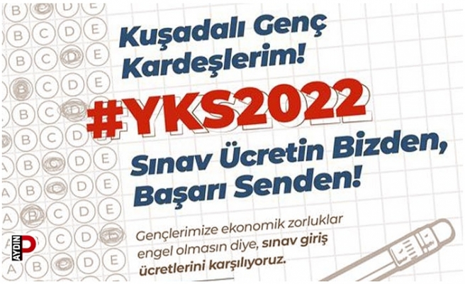 Kuşadası Belediyesi’nden YKS desteği