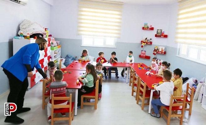 Efeler Belediyesi’nin 3’üncü GÜNDÜZ BAKIMEVİ kapılarını çocuklara açtı