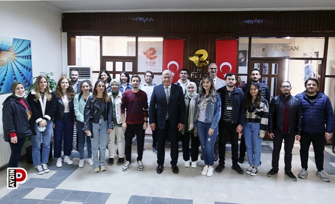 Efeler Belediyesi Tıp öğrencilerini ağırladı