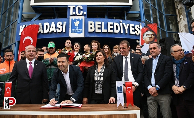 Kuşadası Belediyesi’nde toplu iş sözleşmesi sevinci