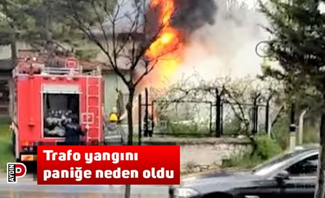 Trafo yangını paniğe neden oldu