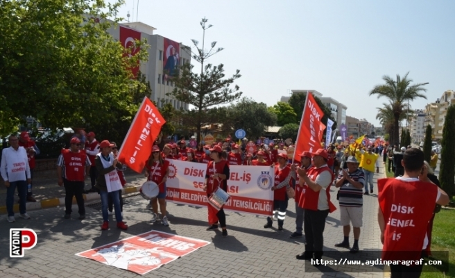 Didim’de 1 Mayıs meydanda kutlandı