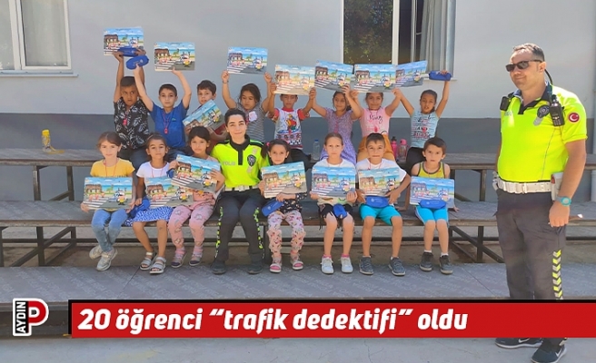 20 öğrenci “trafik dedektifi” oldu