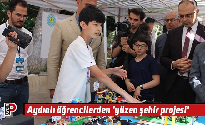 Aydınlı öğrencilerden 'yüzen şehir projesi'
