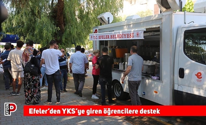 Efeler’den YKS’ye giren öğrencilere destek
