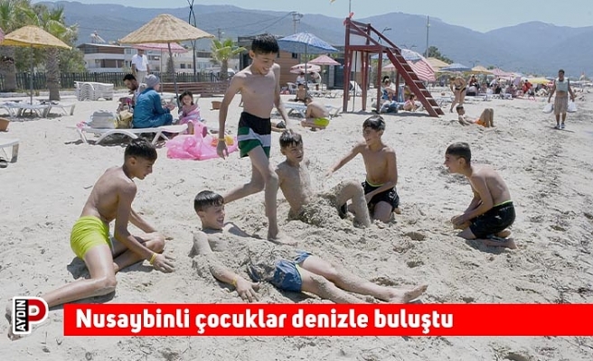 Nusaybinli çocuklar denizle buluştu
