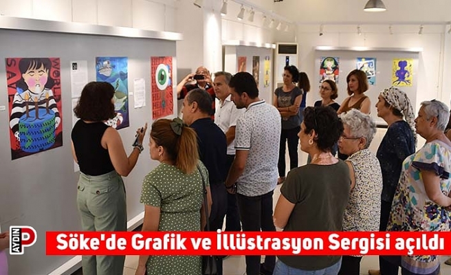 Söke'de Grafik ve İllüstrasyon Sergisi açıldı