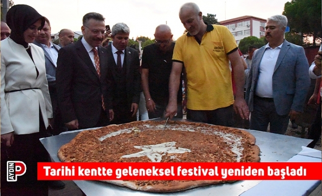 Tarihi kentte geleneksel festival yeniden başladı