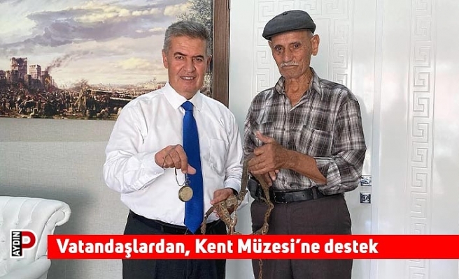 Vatandaşlardan, Kent Müzesi’ne destek