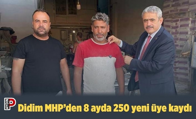 Didim MHP’den 8 ayda 250 yeni üye kaydı