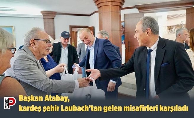 Başkan Atabay, kardeş şehir Laubach’tan gelen misafirleri karşıladı