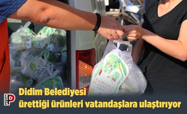 Didim Belediyesi ürettiği ürünleri vatandaşlara ulaştırıyor