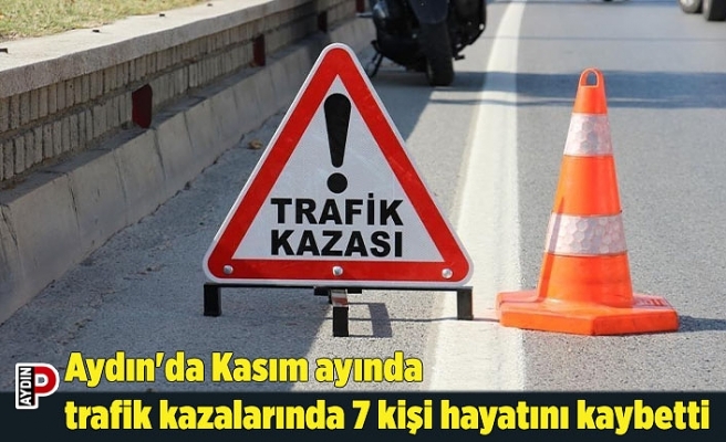 Aydın'da Kasım ayında trafik kazalarında 7 kişi hayatını kaybetti