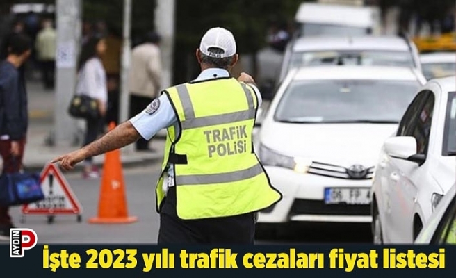 İşte 2023 yılı trafik cezaları fiyat listesi
