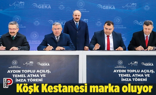 Köşk Kestanesi marka oluyor