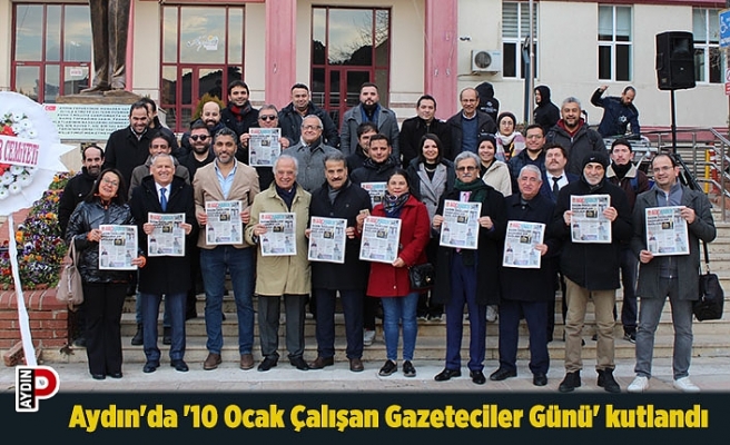 Aydın'da '10 Ocak Çalışan Gazeteciler Günü' kutlandı