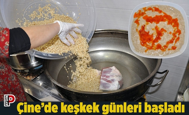 Çine’de keşkek günleri başladı