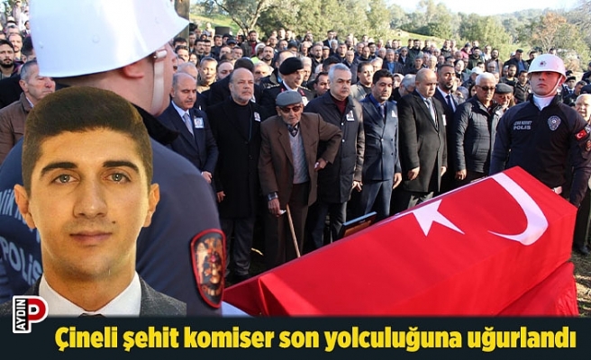 Çineli şehit komiser son yolculuğuna uğurlandı