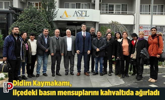 Didim Kaymakamı, ilçedeki basın mensuplarını kahvaltıda ağırladı