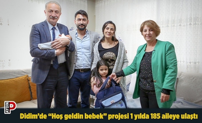 Didim’de “Hoş geldin bebek” projesi 1 yılda 185 aileye ulaştı