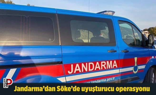 Jandarma’dan Söke’de uyuşturucu operasyonu
