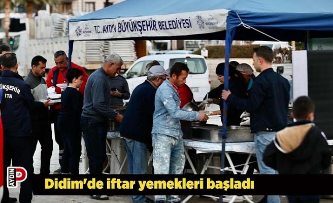Didim'de iftar yemekleri başladı