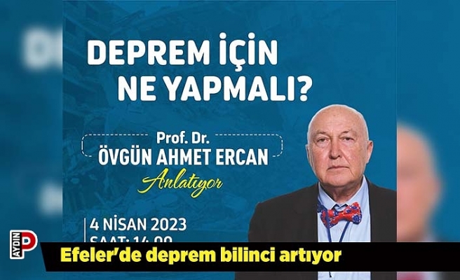 Efeler'de deprem bilinci artıyor