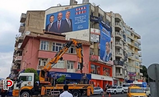 AK Parti ile CHP arasında pankart krizi