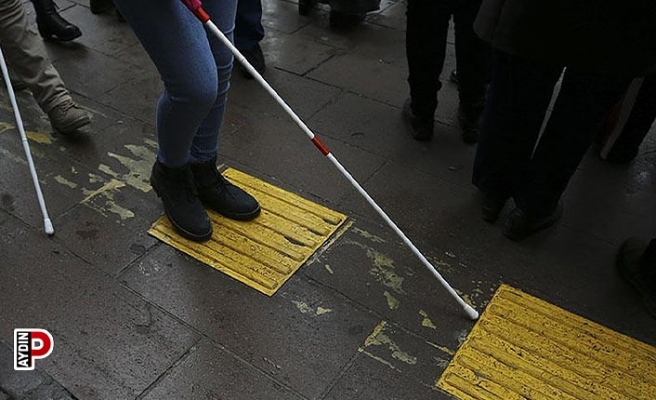 Aydın’da bin 67 görme engelli beyaz baston bekliyor